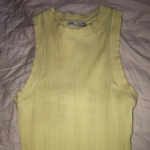 Yellow Zara Top